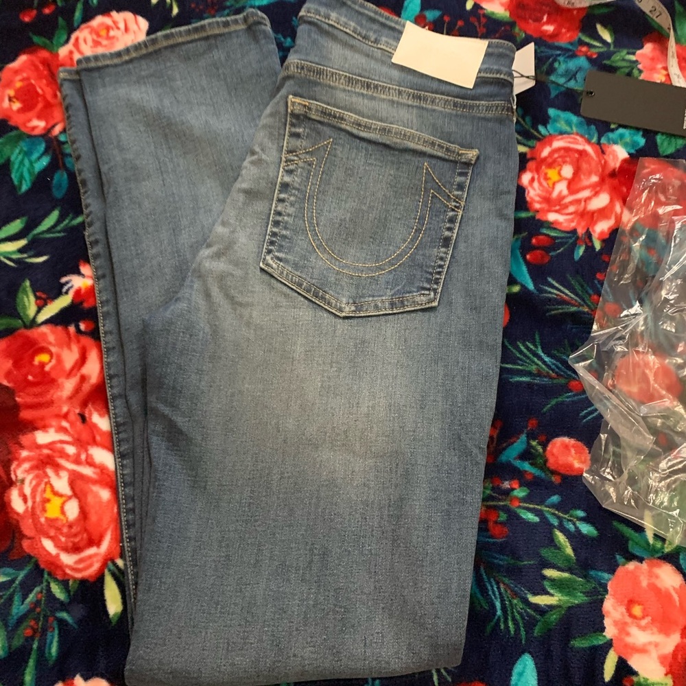 True Religion Billie Straight Leg W34 NWT